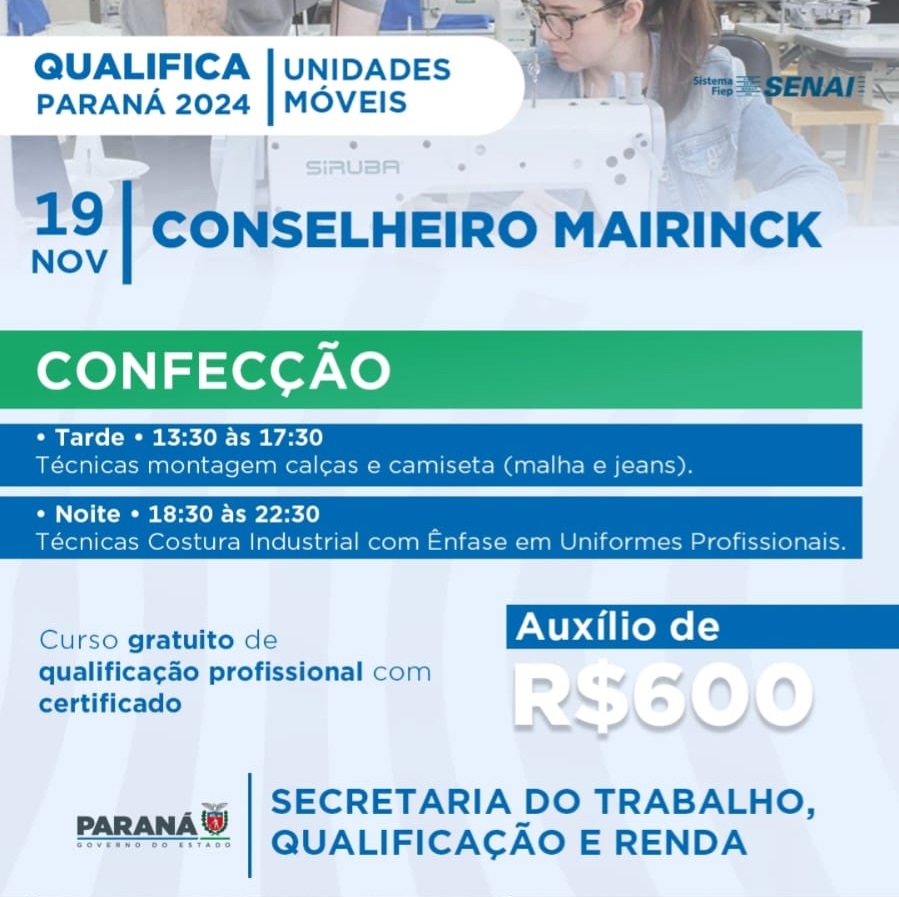 Curso de confecção